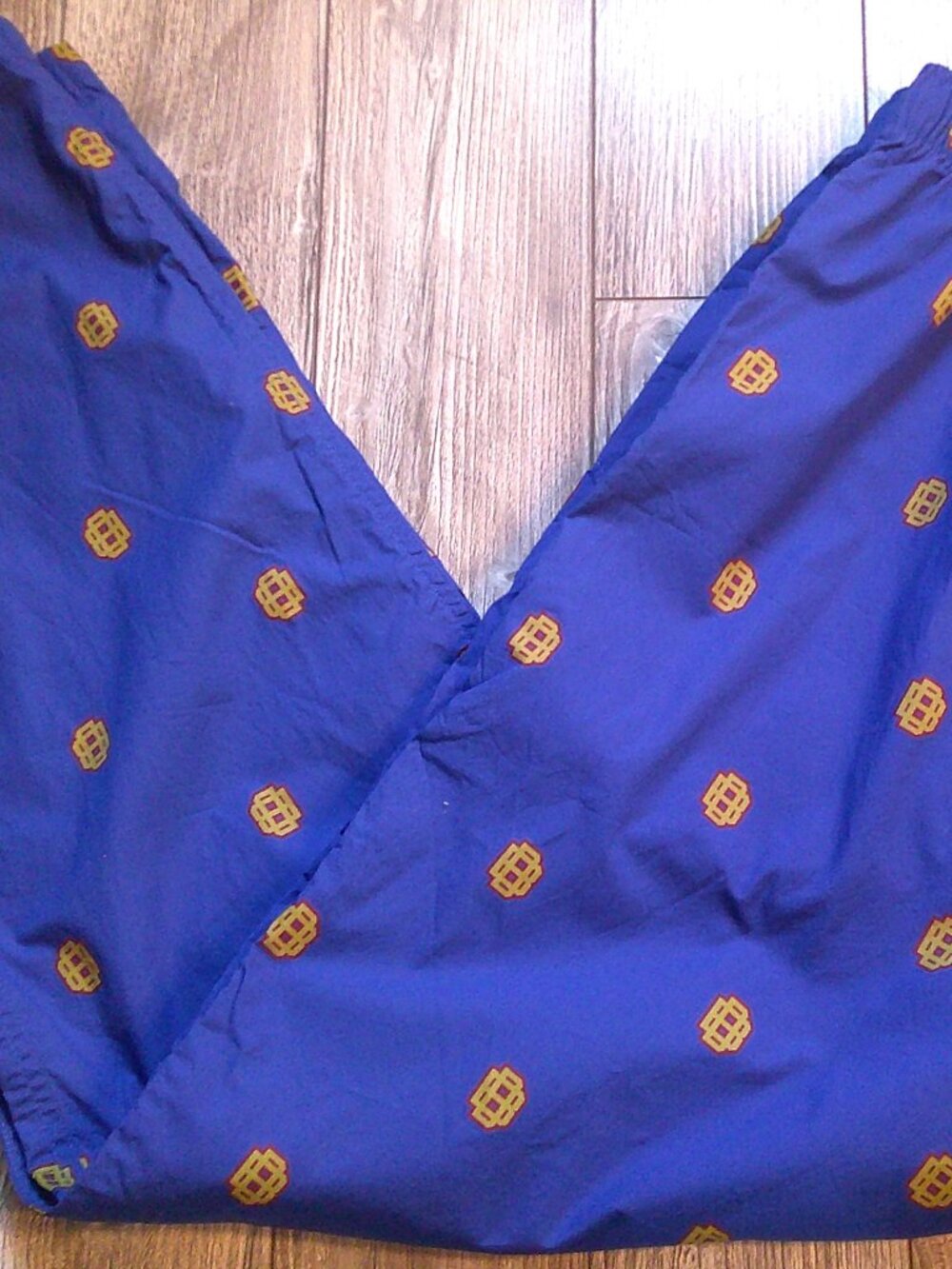 "Brooks Brothers" Cotton Broadcloth Signature Medallion Sleep/PJ Pants Man M